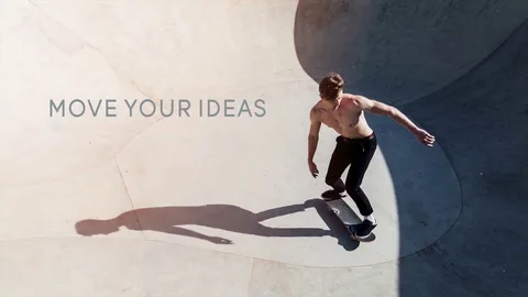 Dynamic Parallax Slideshow After Effects stock