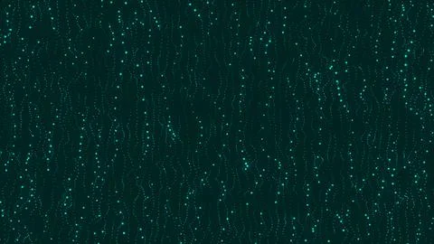 Dynamic particles dots wave flowing over dark. Technology vector background.. Illustration