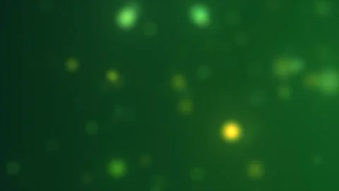 Dynamic particles Green background Stock Footage 301355117