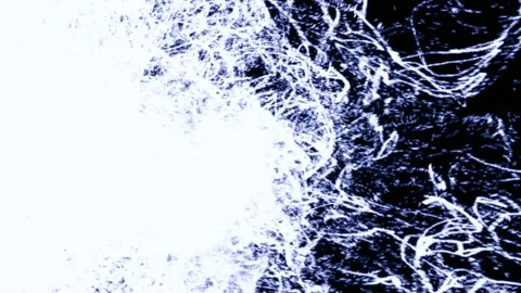 Dynamic particles in motion with a looping animated background featuring  Stock Footage 285621568