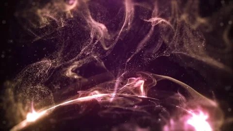 Dynamic Particles Smoke Abstract Background Stock Footage 311532424
