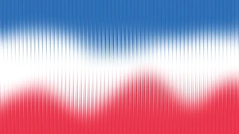 Dynamic Patriotic Abstract Background with Wavy Red White Blue Vertical Lin.. Видео 340057558