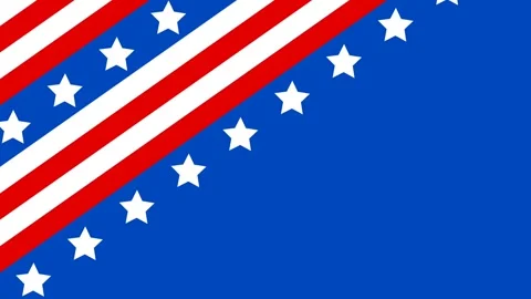 Dynamic Patriotic American Flag Background with Stars and Stripes for Natio.. 库存影片 340074149