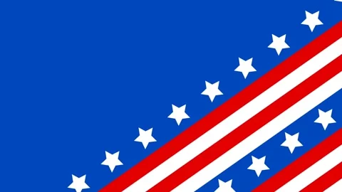 Dynamic Patriotic American Flag Background with Stars and Stripes for Celeb.. Stock Footage 340074782