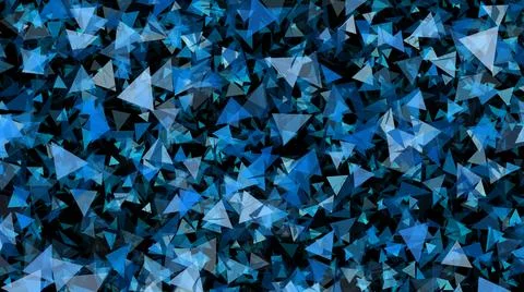 Dynamic pattern background of blue and white polygons Stock Illustration