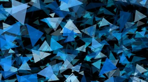 Dynamic pattern closeup background of blue and white polygons Stock Illustration