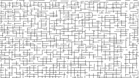 Dynamic pattern with synchronized line animation Stock Footage 345556471