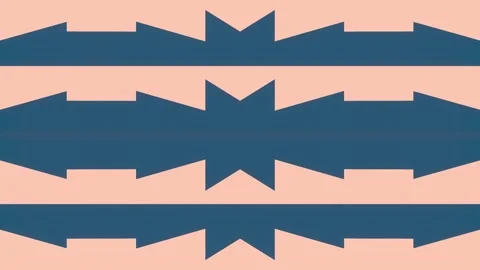 Dynamic pattern of transforming geometric shapes. 3d rendering loop animation Stock Footage 240624517