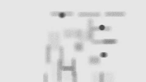 Dynamic Patterns of Circles and Dots in Motion Stock Footage 291090322