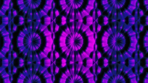 Dynamic patterns shift and transform in a kaleidoscope setting Stock Footage 310396852