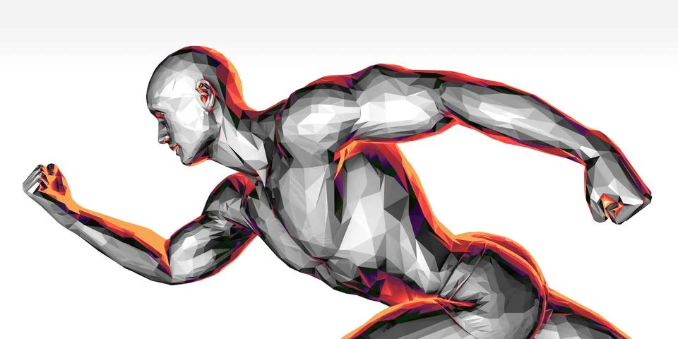Dynamic Performance Enhancement Technology System Stock Illustration