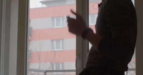 Dynamic Person Engaging in Creative Movement Indoors Stock-Footage 316490879