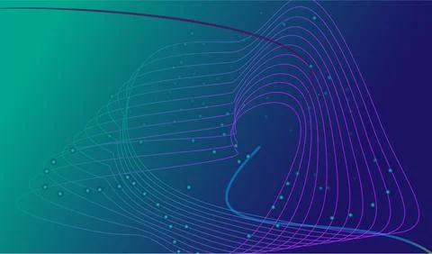 Dynamic Perspective Abstract Background Stock Illustration