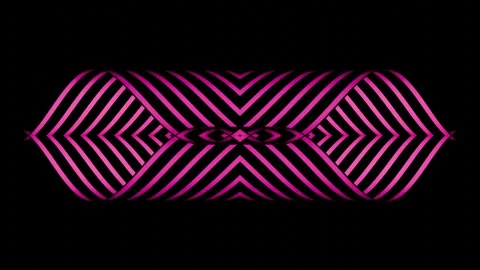 Dynamic pink and black striped patterns ideal for immersive VJ loops Stock Footage 292144467