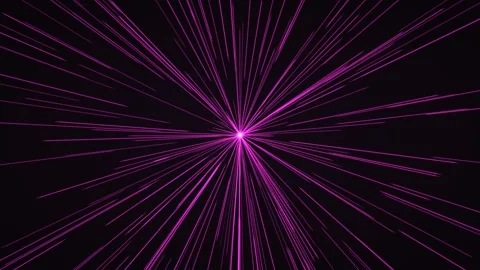Dynamic pink light streaks create a sense of speed and cosmic movement Stock Footage 323751089