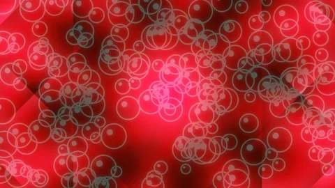 Dynamic pink liquid abstract background with glowing circular bubble pattern Video stock 336769851