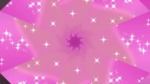 Dynamic pink radial background with sparkling star elements, creating a mag.. Stock Footage 329085830