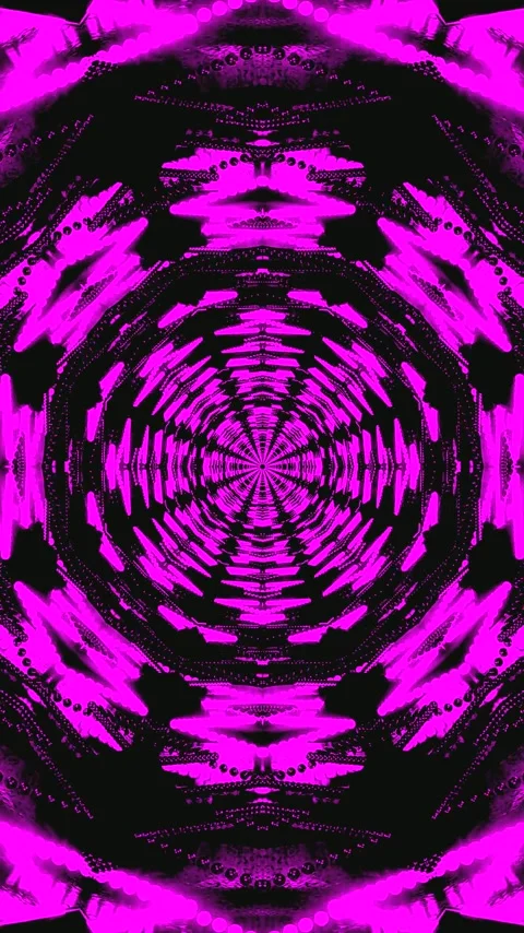 Dynamic pink tunnel video loop providing engaging visual experience for scr.. Stock Footage 321570320