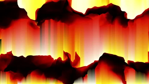 Dynamic pixel sorting background in holographic colours animated live wallpaper Stock Footage 210522157