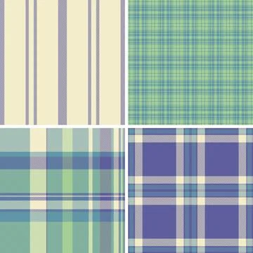 Dynamic plaid grid suitable for advertising graphics. Eye catching tartan com Stock Illustration