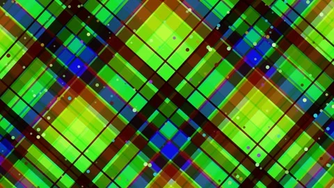 Dynamic plaid pattern with green and blue hues Video stock 330447477
