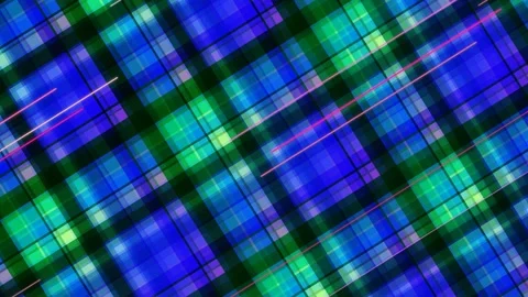 Dynamic Plaid Pattern with Vibrant Color Gradients Vídeos de archivo 332037638
