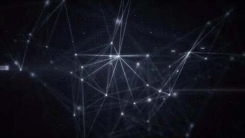 Dynamic Plexus, Digital Technology and Cyber Security, Motion Background Video stock 316298253