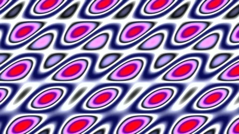 Dynamic pop art abstract waves background seamless geometric colorful flow Stock Footage 342205598