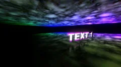 Dynamic pop up screens with single word messaging. Stock After Effects