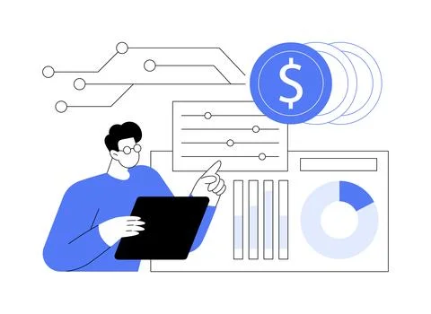 Dynamic pricing isolated cartoon vector illustrations. Ilustración de archivo
