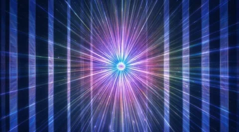 Dynamic Psychedelic iridescent holographic liquid flame flower Stock Footage 331452803