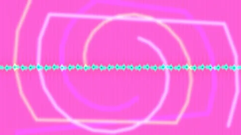 Dynamic psychedelic spiral color wave pattern background for modern digital.. Stock Footage 337571430