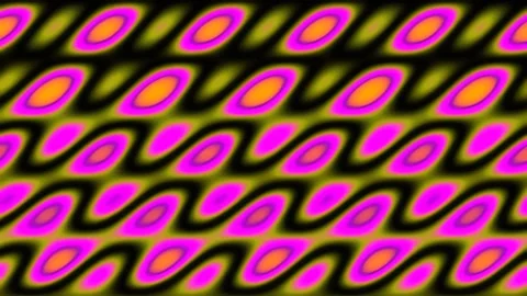 Dynamic psychedelic wave art background seamless vibrant fluid flow pattern Stock Footage 342115138
