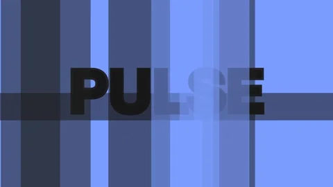 Dynamic pulse graphic reveals a vibrant blue background Stock-Footage 325772467