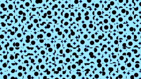 Dynamic Pulsing Circles Over Vibrant Blue Background Stock Footage 291082860