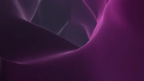 Dynamic purple 3d render fluidity and movement on a curved surface 動画素材 300773686