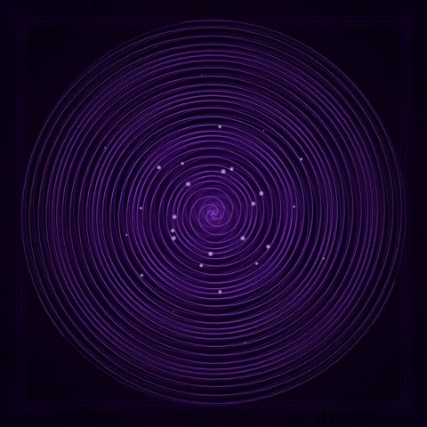 Dynamic purple abstract futuristic sci-fi energy vortex background 스톡 동영상 345691041