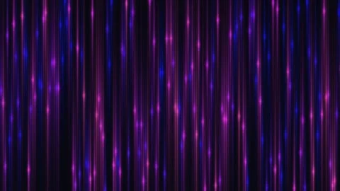 Dynamic purple and blue lines create an abstract, flowing visual effect Video stock 325771031