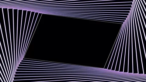 Dynamic Purple and White Rectangular Tunnel Background Stock Footage 327229607