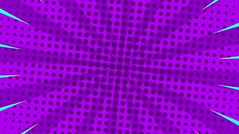 Dynamic Purple, Black and Teal Radial Burst animated Background Stock Footage 313796481
