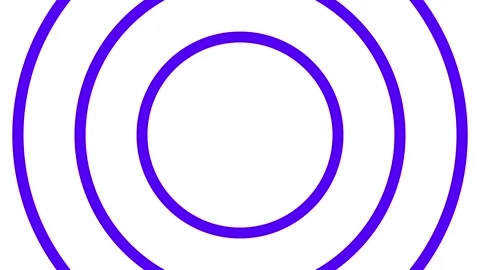 Dynamic Purple Circles in Abstract Design with Hypnotic and Artistic Vibes .. Stock Footage 341926620