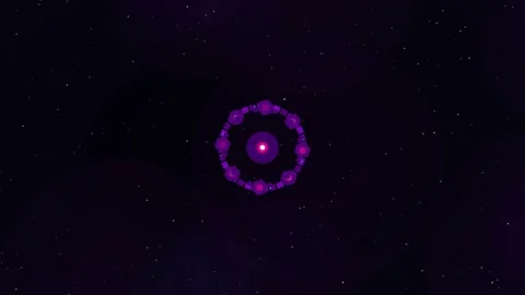 Dynamic purple design element in space for creative projects and digital de.. Stock Footage 322128351
