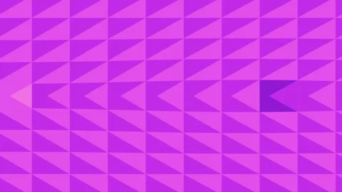 Dynamic purple geometric pattern creating an optical illusion of continuous.. Stock Footage 328888880