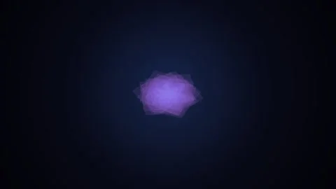 Dynamic purple light shape on dark background Stock Footage 337072478