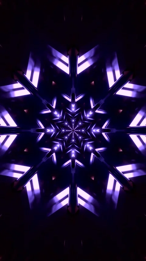 Dynamic purple tunnel vj loop screensaver with seamless visuals enhancing d.. Stock Footage 320360522