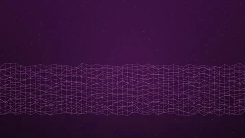 Dynamic purple wave animation for creative projects Stock Footage 327000145