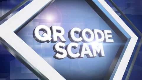 Dynamic QR Code Scam Shiny Green Screen Background Stock-Footage 306952132