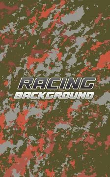 Dynamic Racing Background with Abstract Text Overlay Illustrazione stock
