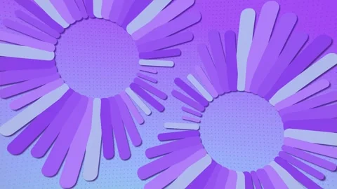 Dynamic Radial Background 3D Shadows Dotted Halftone 4K Stock-Footage 340510310