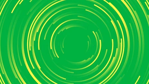 Dynamic Radial Speed Animation with Vibrant Green and Yellow Energy Flow Stock Footage 340036125